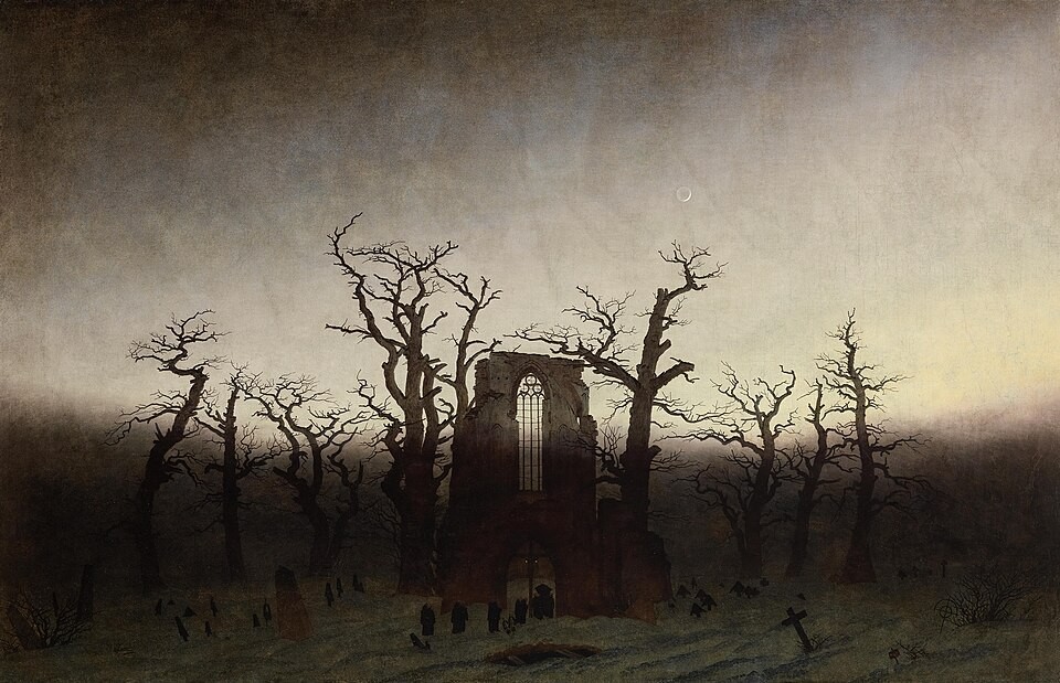 Caspar David Friedrich - Die Abtei im Eichwald