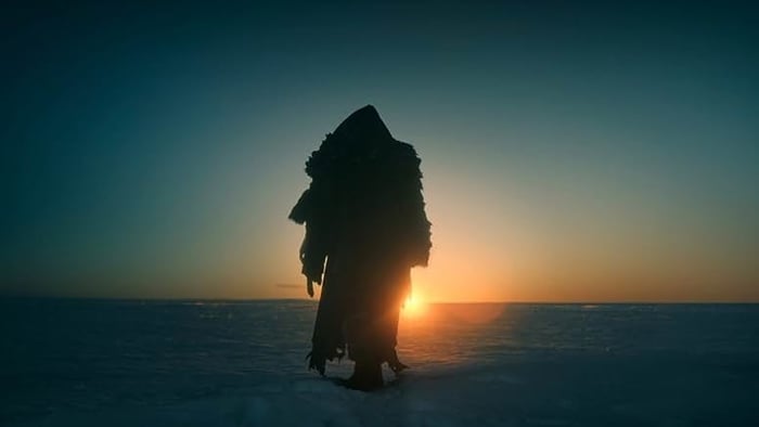 Jacob Elordi as The Creature in Frankenstein, Netflix (2025).