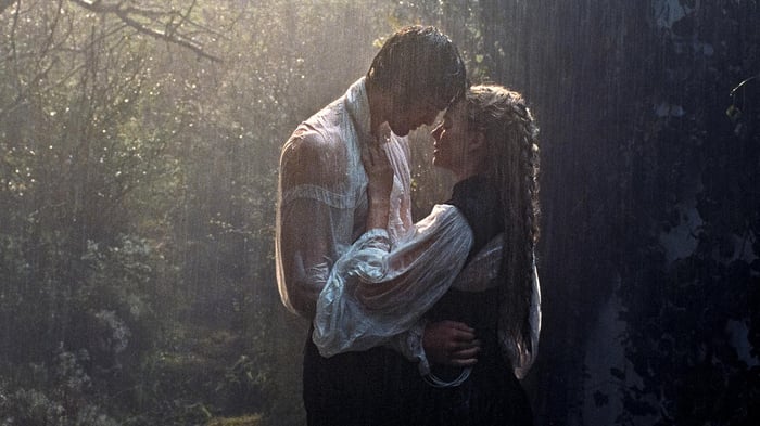 Margot Robbie and Jacob Elordi in Wuthering Heights, Warner Bros. (2026).